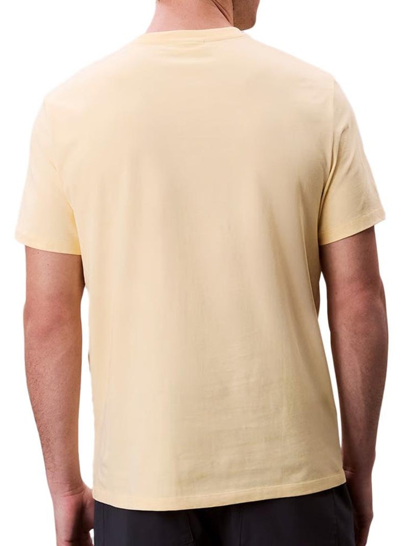T-shirt Uomo Calvin Klein Giallo - Kiabi