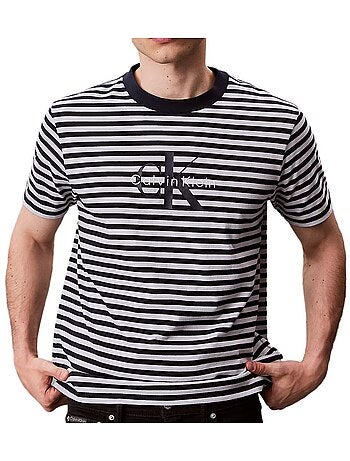 T-Shirt Uomo Calvin Klein Jeans a Righe