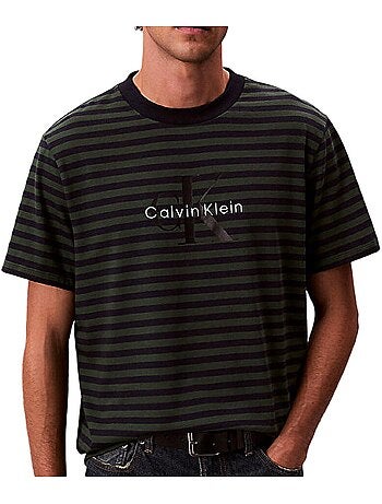 T-Shirt Uomo Calvin Klein Jeans a Righe