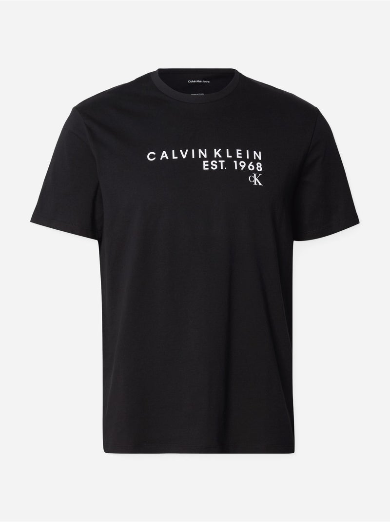 T-shirt uomo calvin klein jeans all'ingrosso Nero - Kiabi