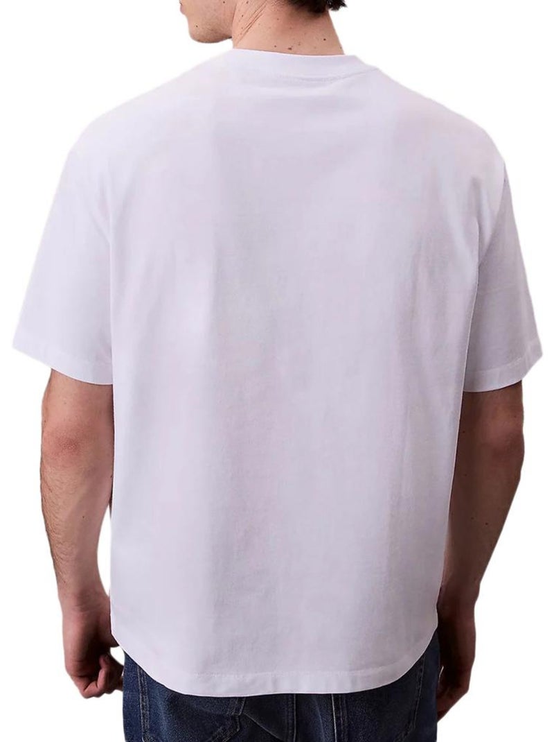 T-Shirt Uomo Calvin Klein Jeans Bianco - Kiabi