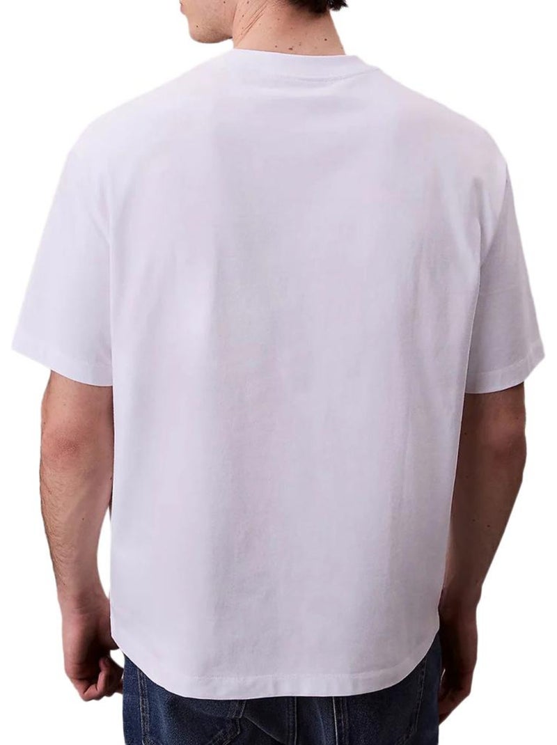 T-Shirt Uomo Calvin Klein Jeans Bianco - Kiabi
