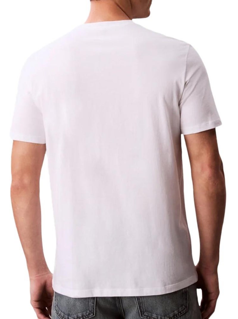 T-Shirt Uomo Calvin Klein Jeans Bianco - Kiabi