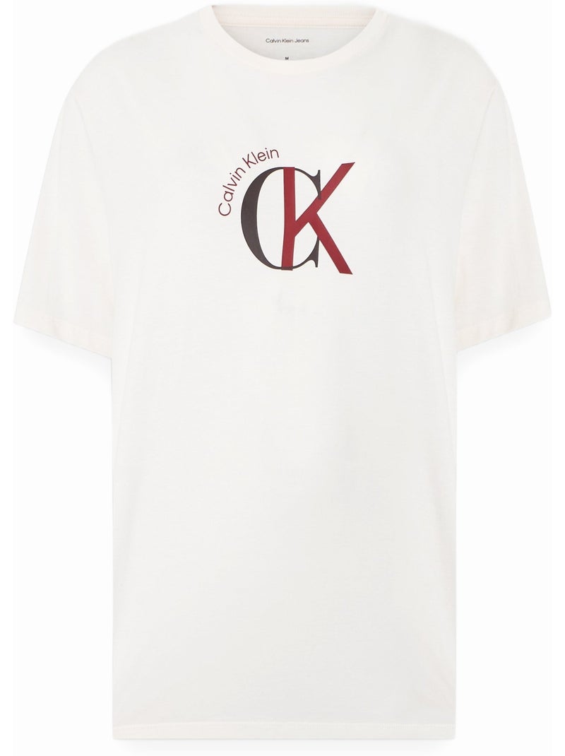 T-Shirt Uomo Calvin Klein Jeans Bianco - Kiabi