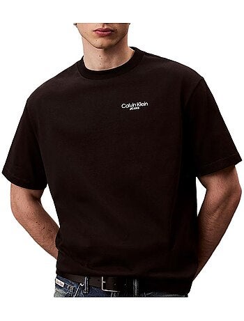 T-Shirt Uomo Calvin Klein Jeans con Logo Stampa Posteriore