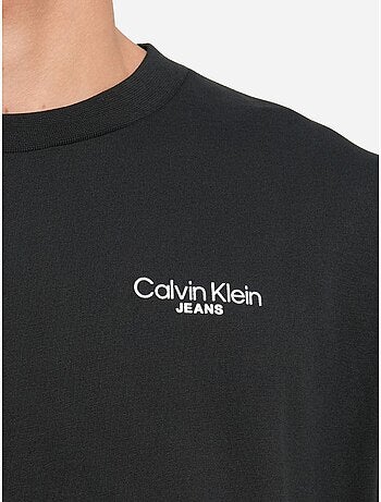 T-Shirt Uomo Calvin Klein Jeans con Logo Stampa Posteriore