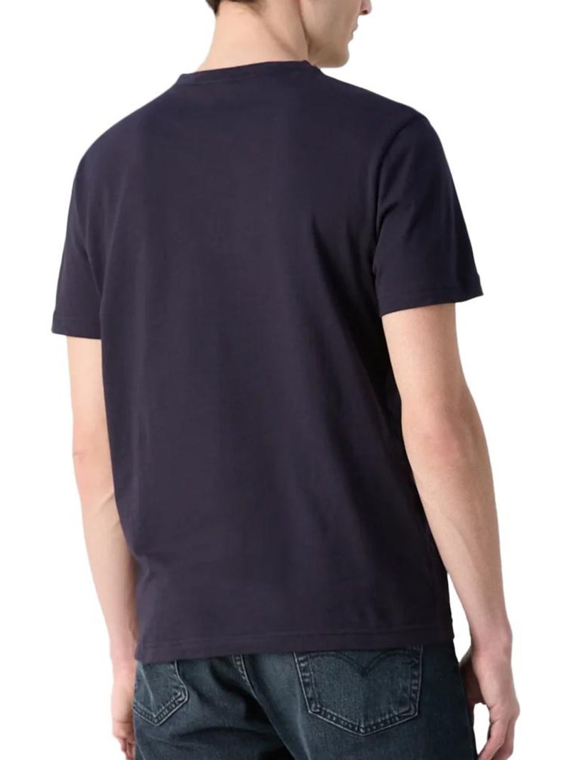 T-shirt Uomo Calvin Klein Jeans con Logo sul Petto Blu marino - Kiabi