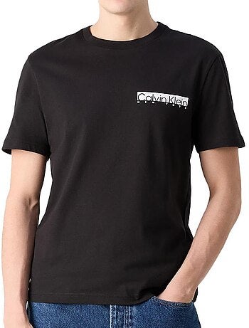 T-shirt Uomo Calvin Klein Jeans con Logo sul Petto