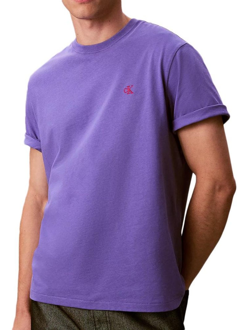 T-Shirt Uomo Calvin Klein Jeans Easy Viola - Kiabi