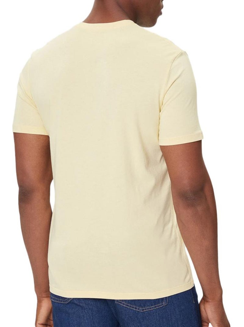T-Shirt Uomo Calvin Klein Jeans Giallo - Kiabi