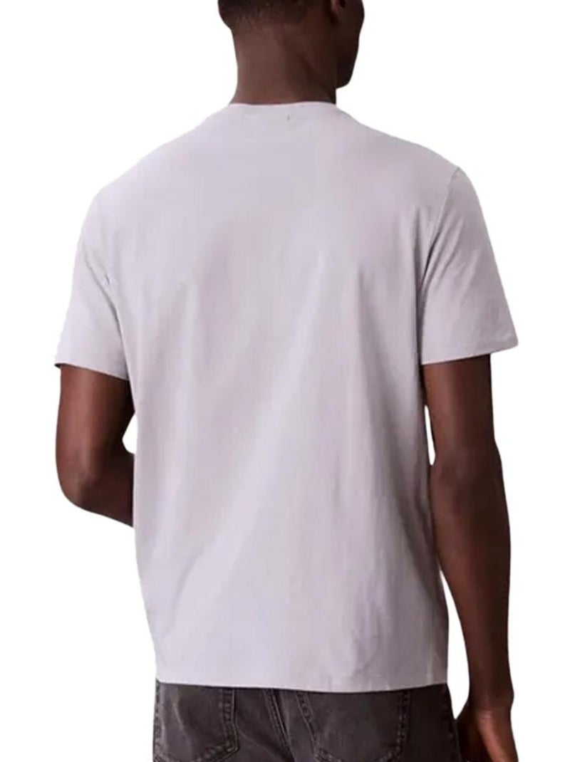 T-Shirt Uomo Calvin Klein Jeans Grigio argentato - Kiabi