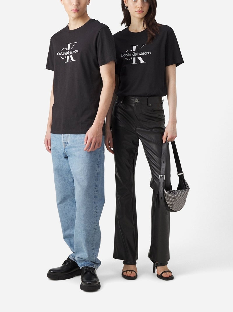 T-shirt Uomo Calvin Klein Jeans Nero - Kiabi