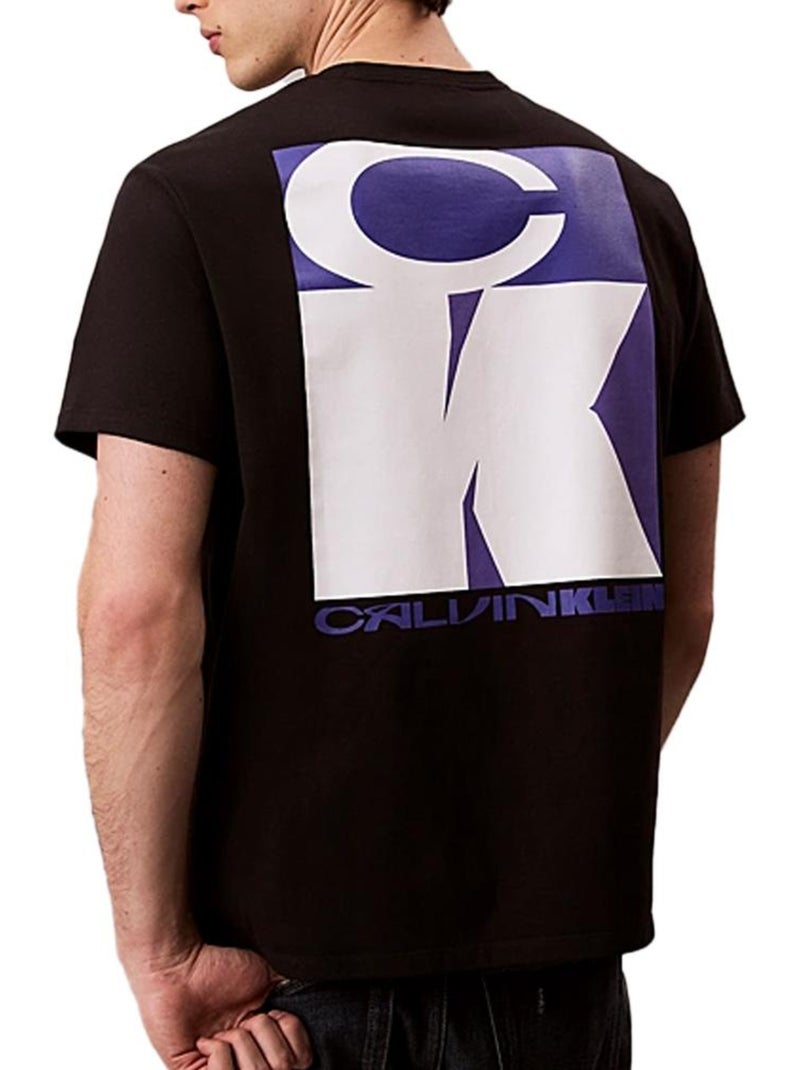 T-shirt Uomo Calvin Klein Jeans Nero - Kiabi
