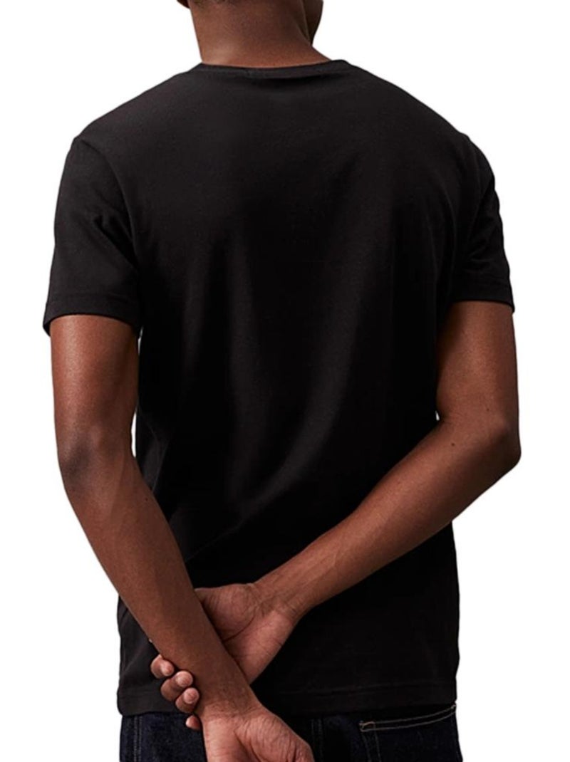 T-Shirt Uomo Calvin Klein Jeans Nero Rosso - Kiabi