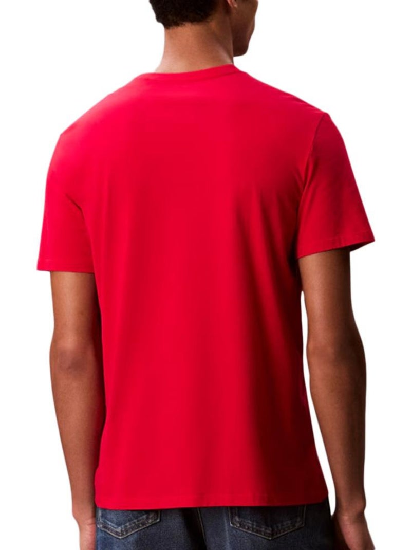 T-Shirt Uomo Calvin Klein Jeans Rosso - Kiabi