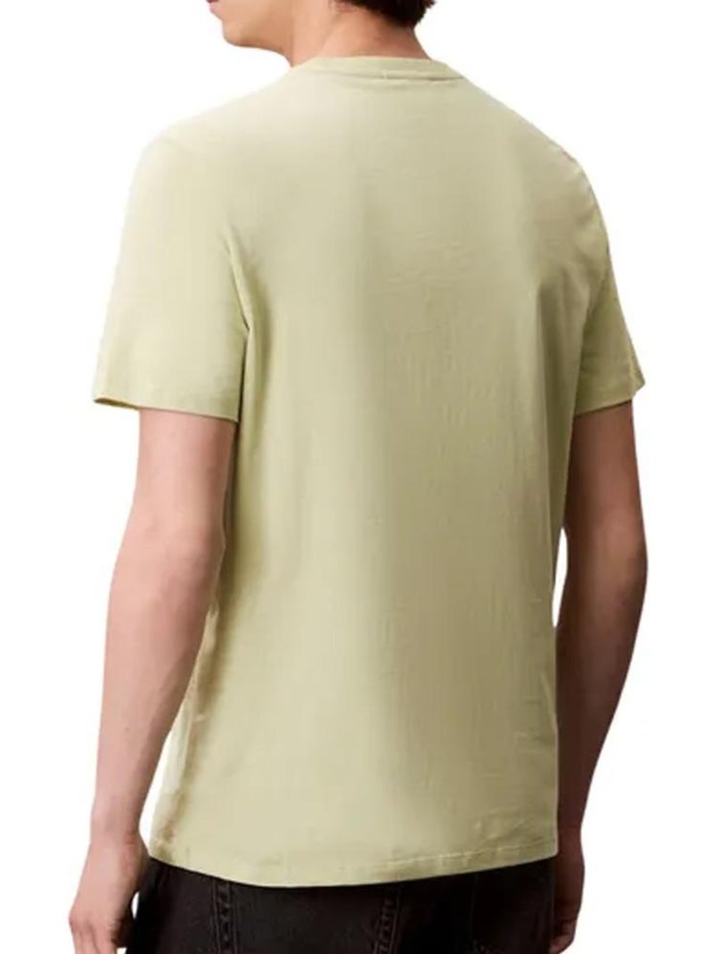 T-shirt Uomo Calvin Klein Smooth Cotone Verde - Kiabi