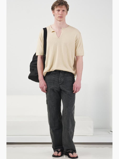 T-shirt uomo con girocollo giesto - Kiabi T-shirt uomo con girocollo giesto - Kiabi