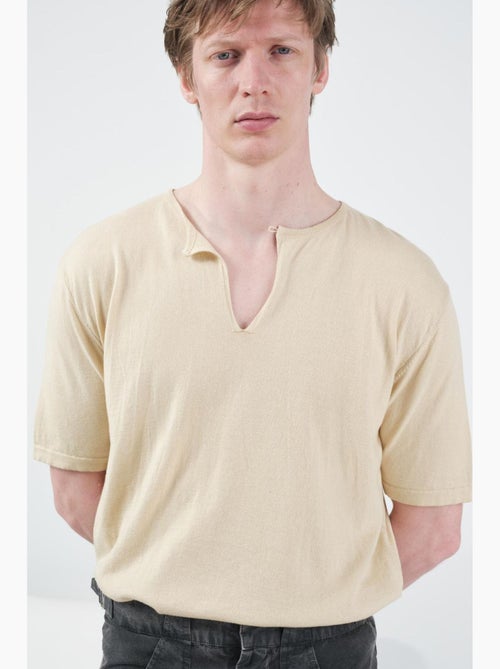 T-shirt uomo con girocollo giesto - Kiabi T-shirt uomo con girocollo giesto - Kiabi