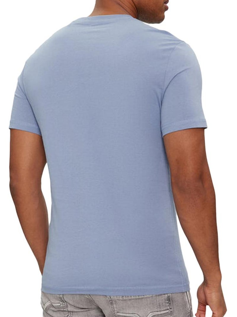 T-shirt Uomo Guess Blu - Kiabi