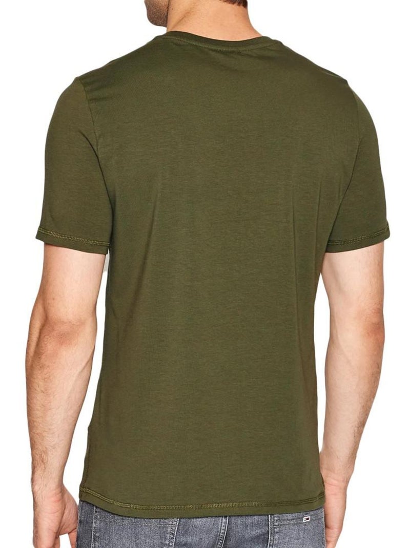 T-shirt Uomo Guess Verde kaki chiaro - Kiabi