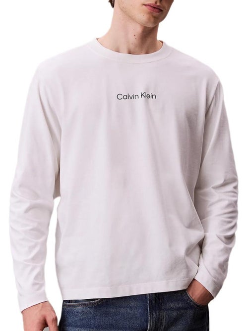 T-Shirt Uomo Maniche Lunghe Calvin Klein Jeans - Kiabi T-Shirt Uomo Maniche Lunghe Calvin Klein Jeans - Kiabi