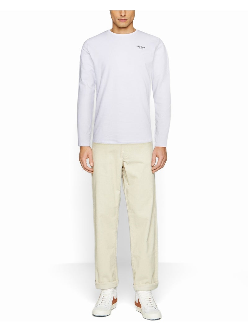 T-shirt Uomo Maniche Lunghe Pepe Jeans Bianco - Kiabi