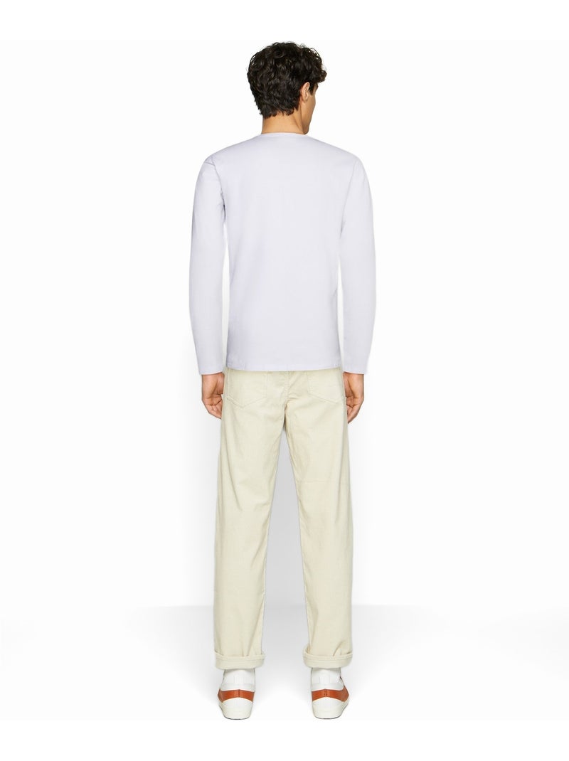 T-shirt Uomo Maniche Lunghe Pepe Jeans Bianco - Kiabi