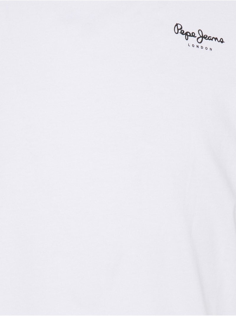 T-shirt Uomo Maniche Lunghe Pepe Jeans Bianco - Kiabi