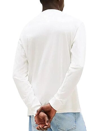 T-Shirt Uomo Maniche Lunghe Tommy Hilfiger con Logo sul Petto