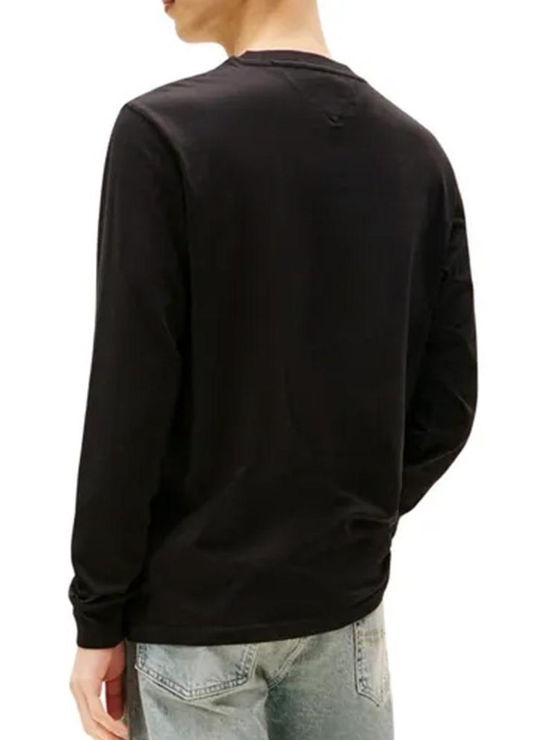 T-Shirt Uomo Maniche Lunghe Tommy Hilfiger Nero - Kiabi