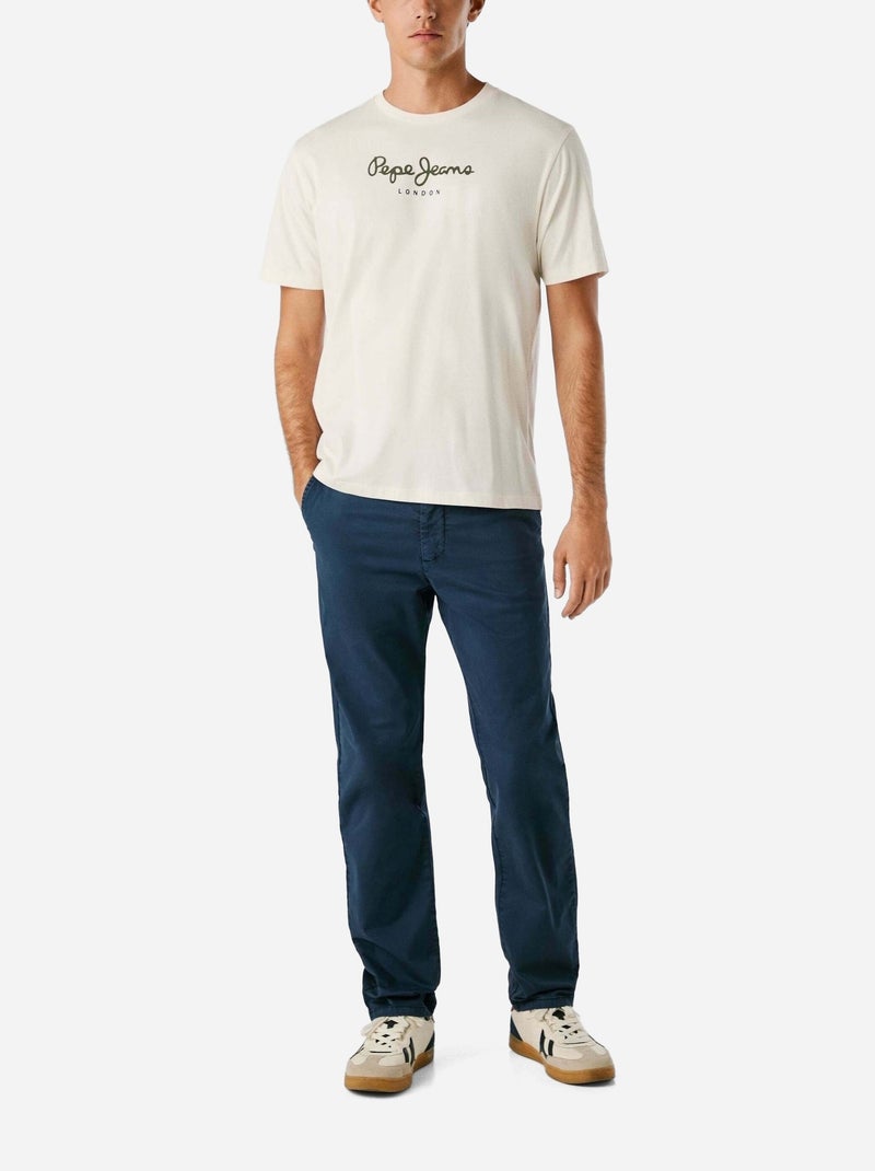 T-shirt Uomo Pepe Jeans Avorio - Kiabi