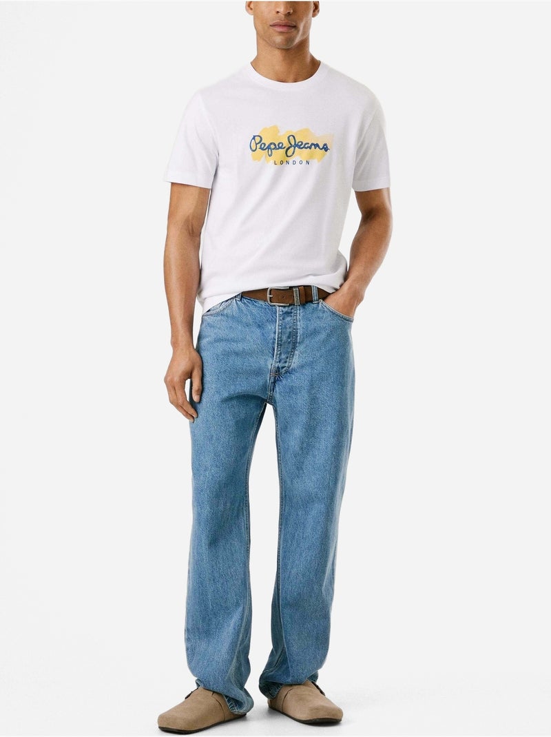 T-shirt Uomo Pepe Jeans Bianco - Kiabi