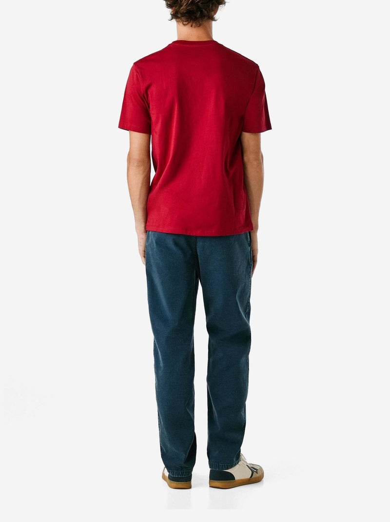 T-Shirt Uomo Pepe Jeans Bordeaux - Kiabi