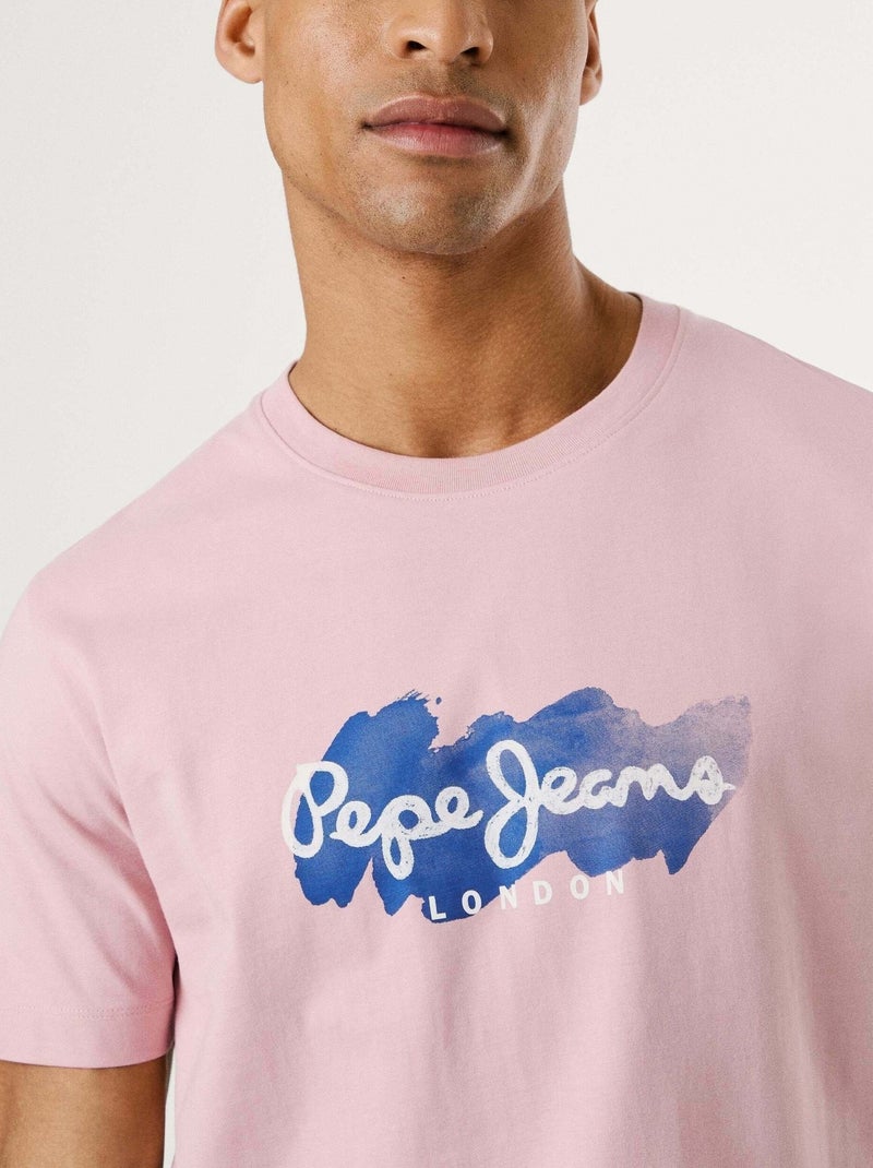 T-shirt Uomo Pepe Jeans Rosa - Kiabi