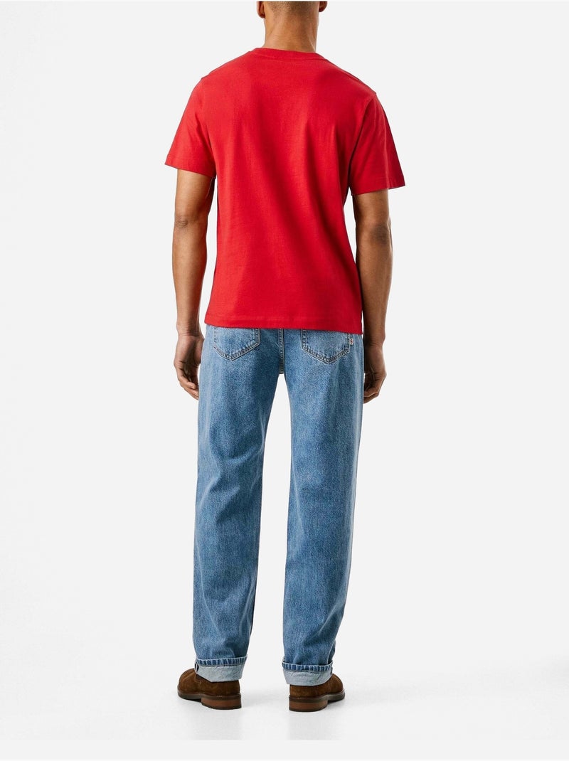 T-Shirt Uomo Pepe Jeans Rosso - Kiabi