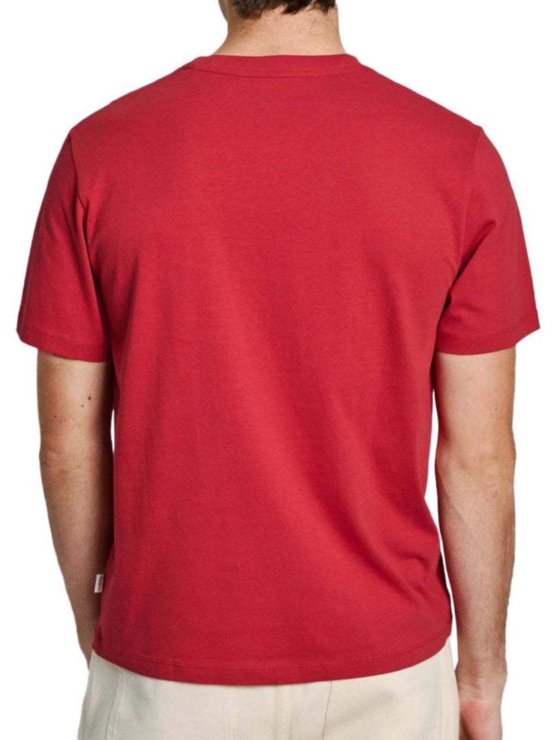T-shirt Uomo Pepe Jeans Rosso - Kiabi