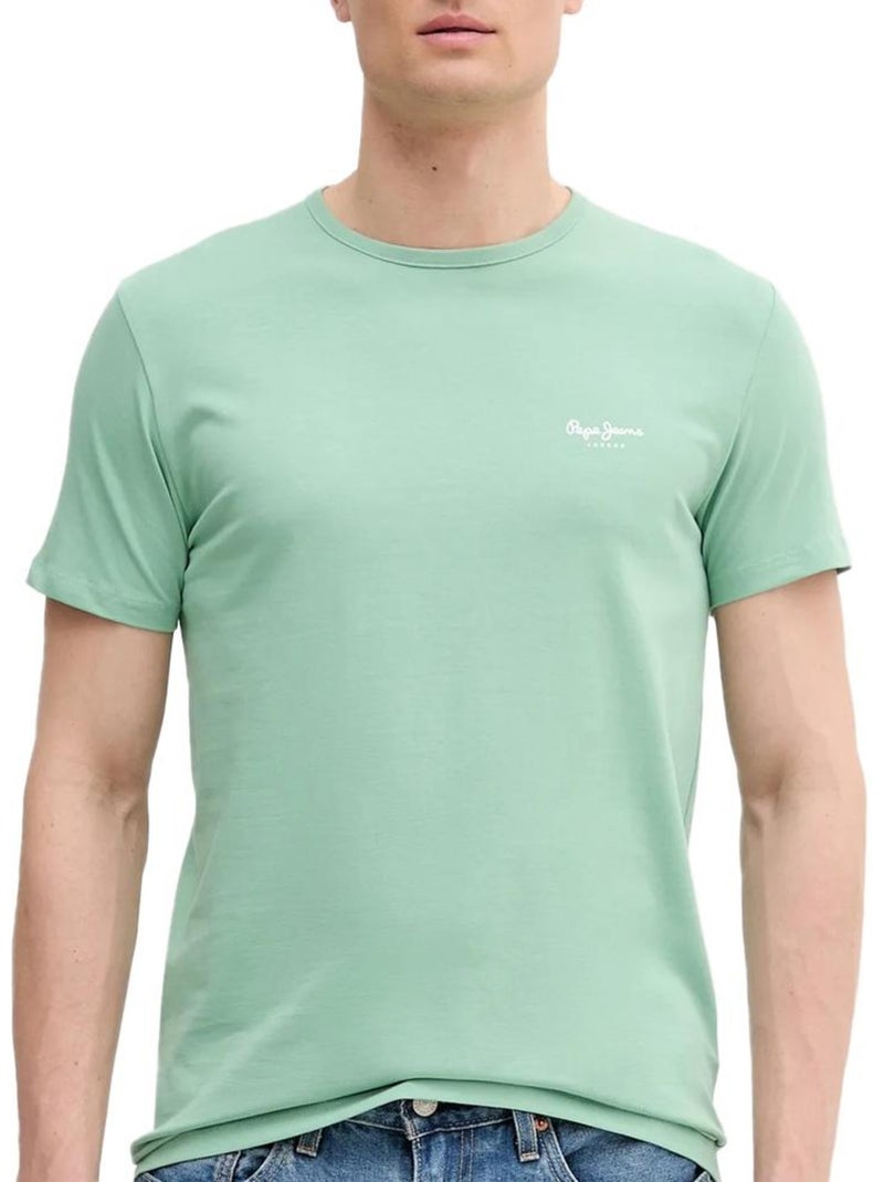 T-shirt Uomo Pepe Jeans Verde menta - Kiabi