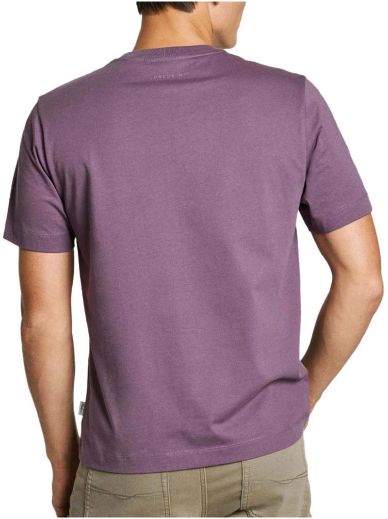 T-shirt Uomo Pepe Jeans Viola - Kiabi