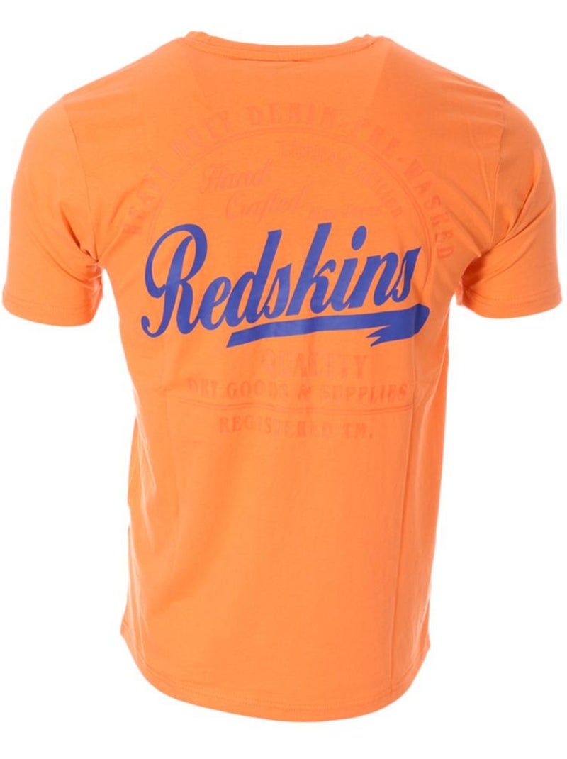 T-Shirt Uomo Redskins Arancione - Kiabi
