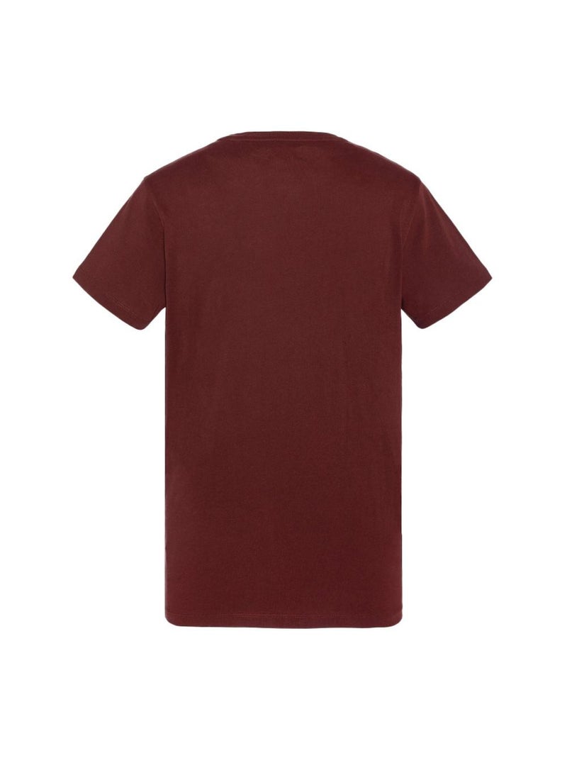 T-shirt Uomo Schott Bordeaux - Kiabi