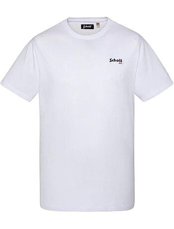 T-shirt Uomo Schott NYC Ricamato