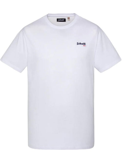 T-Shirt Uomo Schott Ricamato - Kiabi T-Shirt Uomo Schott Ricamato - Kiabi