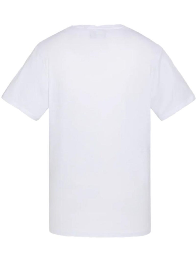 T-Shirt Uomo Schott Ricamato Bianco - Kiabi