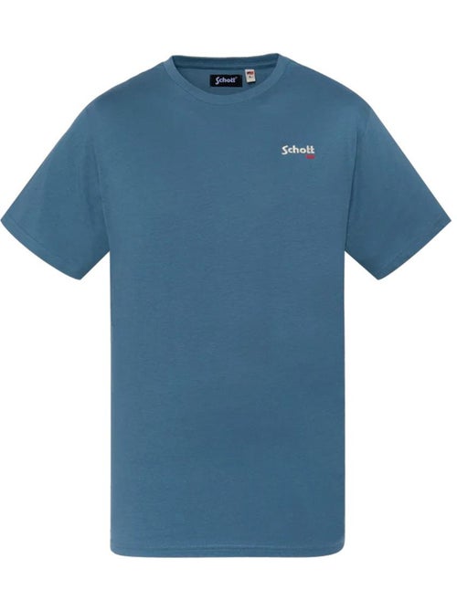 T-Shirt Uomo Schott Ricamato - Kiabi T-Shirt Uomo Schott Ricamato - Kiabi