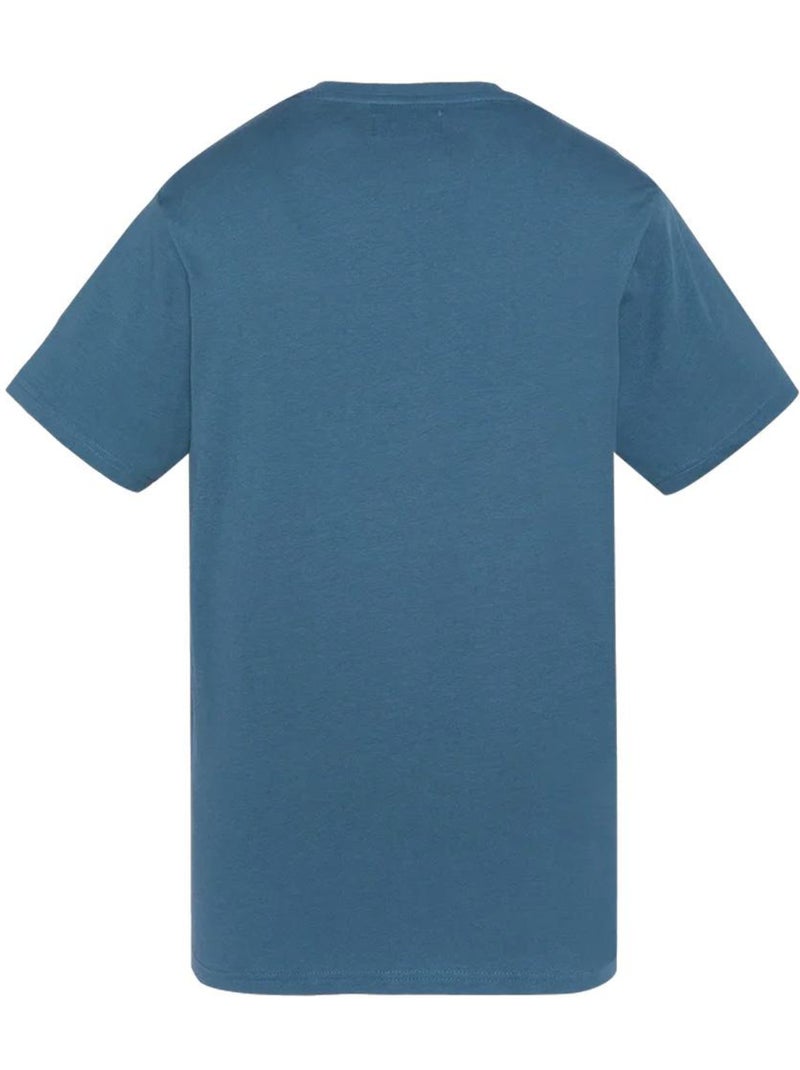 T-Shirt Uomo Schott Ricamato Blu grigiastro - Kiabi
