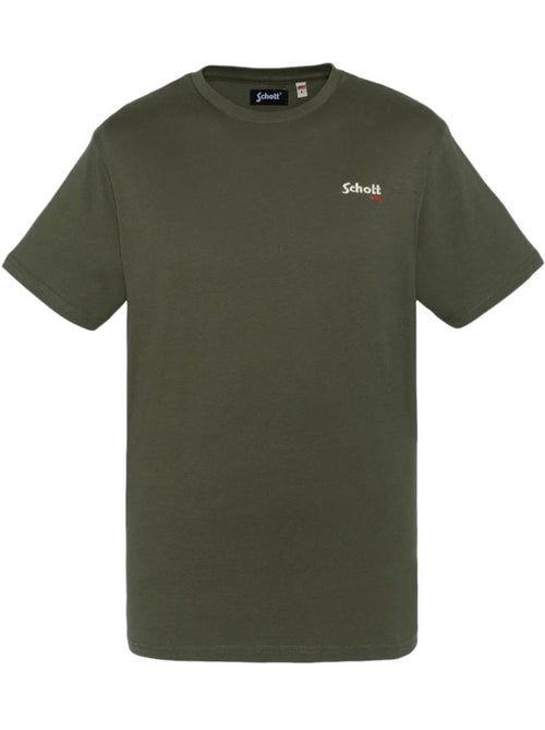 T-shirt Uomo Schott Ricamato - Kiabi T-shirt Uomo Schott Ricamato - Kiabi
