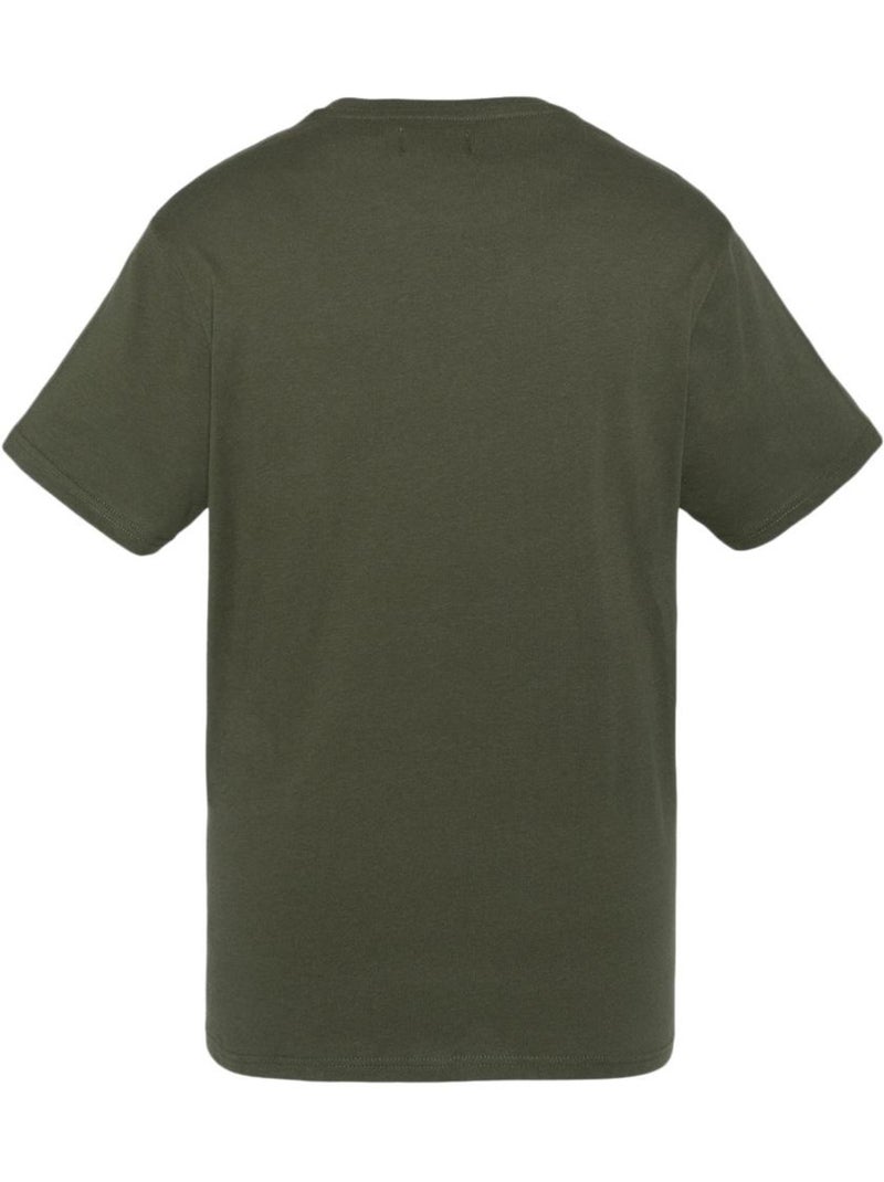 T-shirt Uomo Schott Ricamato Verde kaki chiaro - Kiabi