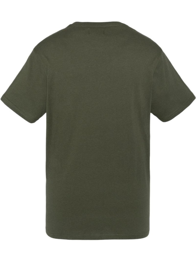T-shirt Uomo Schott Ricamato Verde kaki chiaro - Kiabi