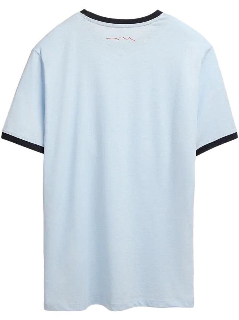 T-shirt Uomo Teddy Smith Blu - Kiabi