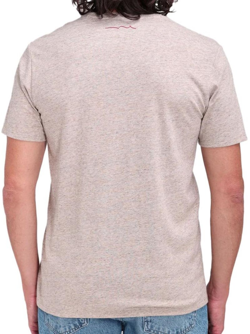 T-shirt Uomo Teddy Smith in Cotone Beige mélange - Kiabi